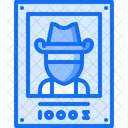 Wanted Search Leaflet Icon