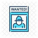 Wanted Criminal Photo Gangster Photo Icon