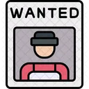 Wanted Poster Criminal Icon