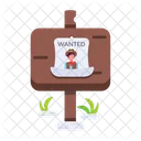 Wanted Board Wanted Cowboy Wanted Poster Icon