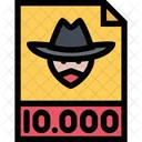 Wanted Gang Crime Icon