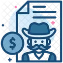 Wanted Cowboy Money Icon
