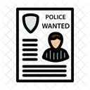 Wanted Poster Paper Wanted Icône