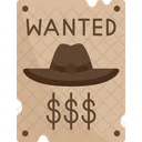 Wanted Poster Criminal Poster Wanted Icon