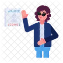 Wanted Poster Wanted Reward Wanted Prize Icon