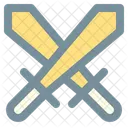 War Population Swords Icon