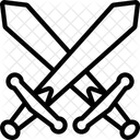 War Swords Military Icon
