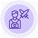 War Photographer Military Icon