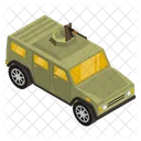 War Vehicle Armoured Jeep Military Jeep Icon