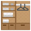 Wardrobe Cupboard Cabinet Icon