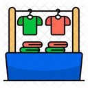 Wardrobe Clothing Rack Clothes Hanging Icon