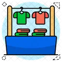 Wardrobe Clothing Rack Clothes Hanging Icon