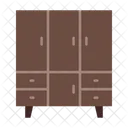 Wardrobe Furniture Cupboard Icon