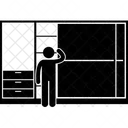 Wardrobe Cupboard Closet Icon