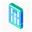 Wardrobe Furniture Isometric Icon