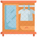 Wardrobe Cabinet Clothes Icon
