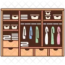 Closet Wardrobe Modern Icon