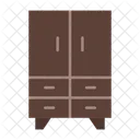 Wardrobe Furniture Cupboard Icon