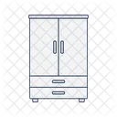 Wardrobe Furniture Cupboard Icon