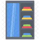 Wardrobe Cupboard Mirror Icon