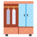 Wardrobe Cupboard Furniture Icon