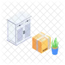 Wardrobe Packing Clothes Icon