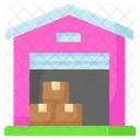Warehouse Godown Parcels Icon