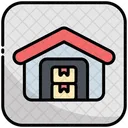 Warehouse Storage Shipping Icon