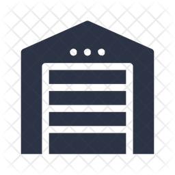 Warehouse Icon - Download in Glyph Style