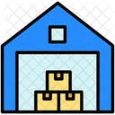 Warehouse Crates Storage Icon