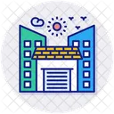 Warehouse Building Factory Icon