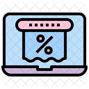 Online Discount Coupon  Icon