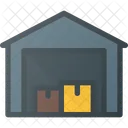 Warehouse Box Shipping Icon