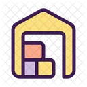 Warehouse Storage Package Icon