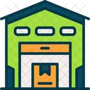 Warehouse Package Storage Icon