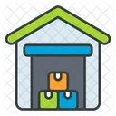 Logistic Package Factory Icon