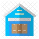 Warehouse Storehouse Shipping Icon