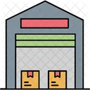 Warehouse Packaging House Godown Icon