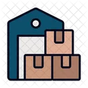 Warehouse Distribution Storage Icon
