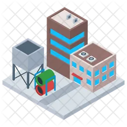 Warehouse Building  Icon