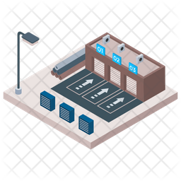 Warehouse Building Icon