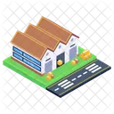 Depot Storehouse Warehouse Building Icon
