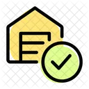 Warehouse Checklist Warehouse Check Verify Storage Icon