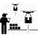 Warehouse Drone  Icon