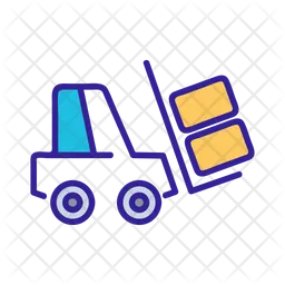 Warehouse Forklift  Icon