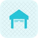 Warehouse House Open Warehouse Garage Warehouse Icon