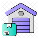 Warehouse Shipping Cargo Icon