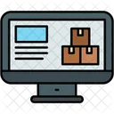 Warehouse Cloud Server Computer Icon