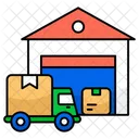 Warehouse Storehouse Storeroom Icon