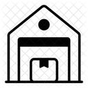 Warehouse Godown Parcels Icon